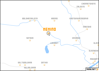 map of Memino