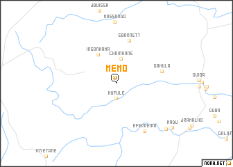 map of Memo