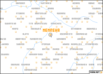 map of Memrewa