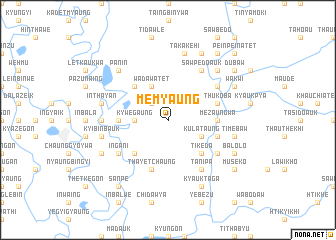 map of Mèmyaung