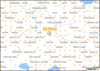 map of Ménage