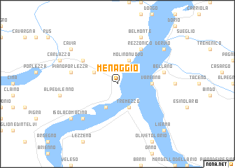 Menaggio (Italy) map - nona.net