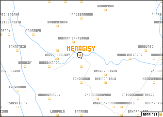 map of Menagisy