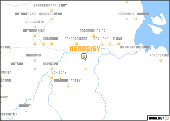 map of Menagisy