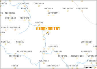 map of Menakanitsy