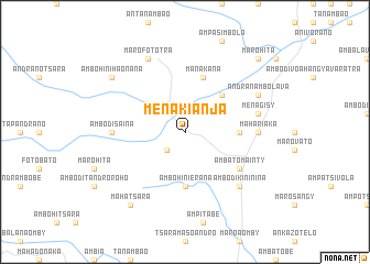 map of Menakianja