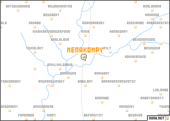 map of Menakompy