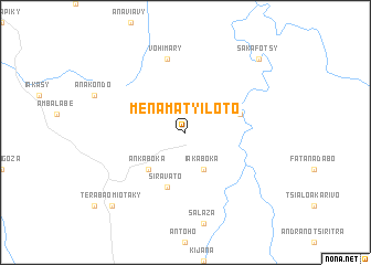 map of Menamaty Iloto