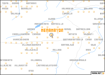 map of Menamayor