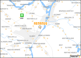map of Menands