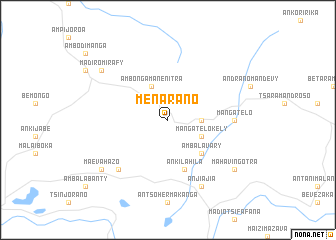 map of Menarano