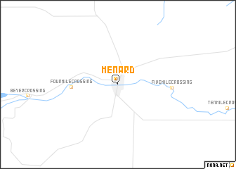 map of Menard