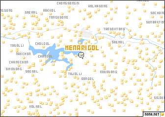 map of Menari-gol