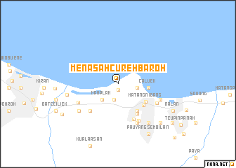 map of Menasah Curehbaroh