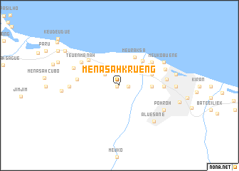 map of Menasah Krueng