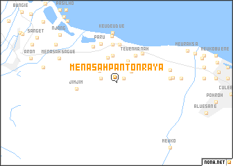 map of Menasah Panton Raya