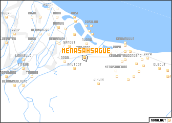 map of Menasah Sague