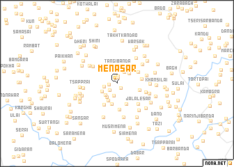 map of Mena Sar