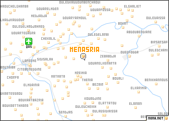 map of Menasria