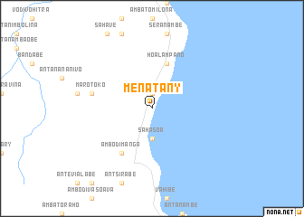 map of Menatany