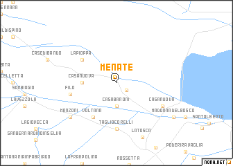 map of Menate