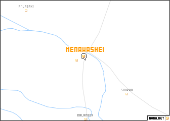 map of Menawashei