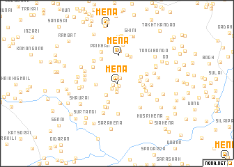 map of Mena