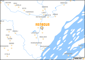 map of Menboua