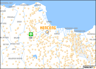 map of Menceng