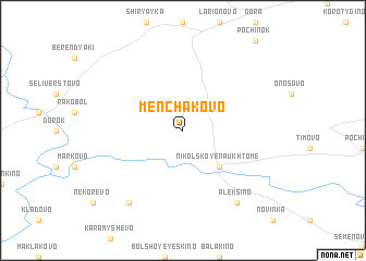 map of Menchakovo