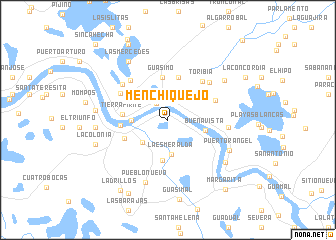 map of Menchiquejo