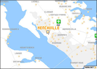 map of Menchville