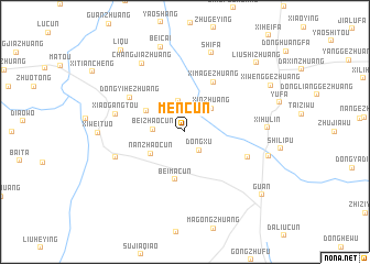 map of Mencun