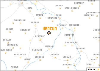 map of Mencun