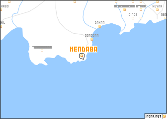 map of Mendaba