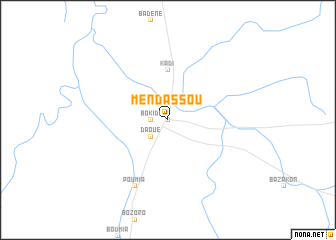 map of Mendassou