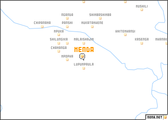 map of Menda