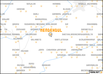 map of Mendehdūl