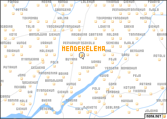 map of Mendekelema