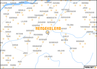 map of Mendekelema