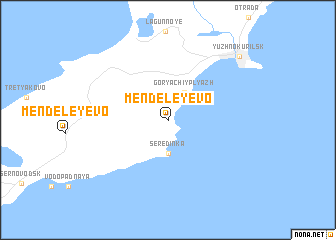 map of (( Mendeleyevo ))