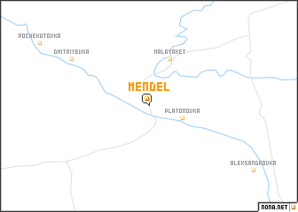 map of Mendel\