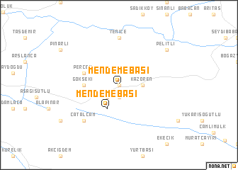 map of Mendemebaşı