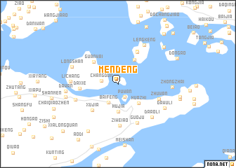 map of Mendeng