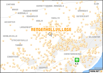 map of Mendenhall Village