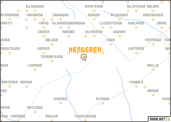 map of Mendéren