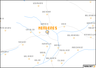 map of Menderes