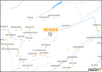 map of Mendes