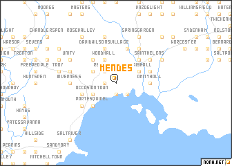 map of Mendes