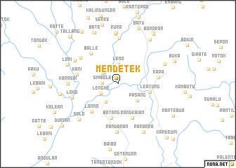 map of Mendetek